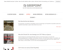 Tablet Screenshot of geeepoint.de